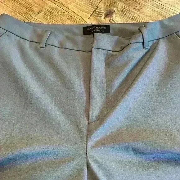 Banana Republic SCULPTED BOOTCUT PANT Stretch Size 12 P Grey - Picture 12 of 12